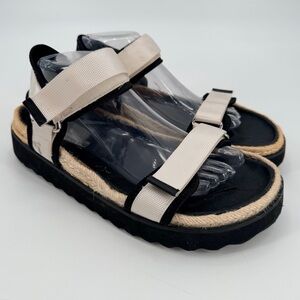 CAVERLEY Fate Chunky Espadrille Platform Sandals 41
